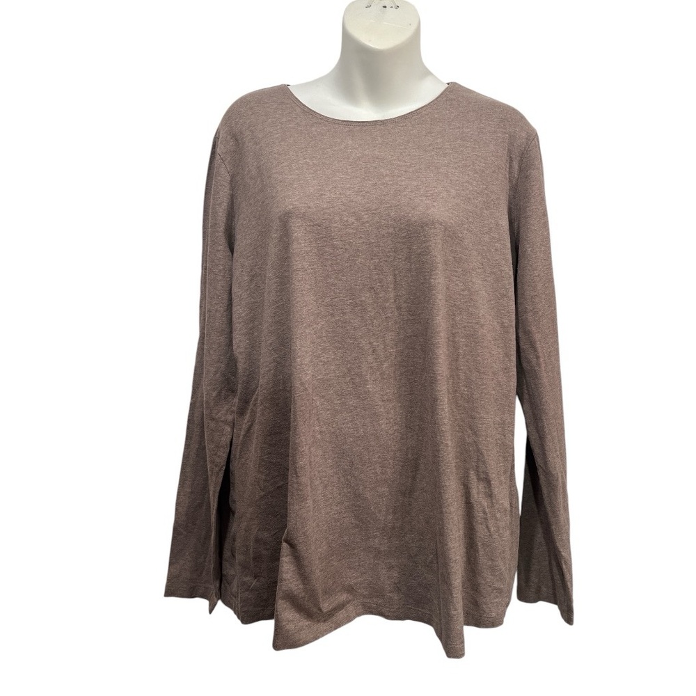 Christopher & Banks long sleeve tee shirt size XL.  Grayish color